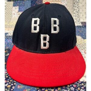 Birmingham Black Barons ROMAN Hat Vintage Made USA size 7 1/8